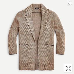 J Crew Sophie open-front sweater-blazer in chevron
Item AQ412, size M, nwt